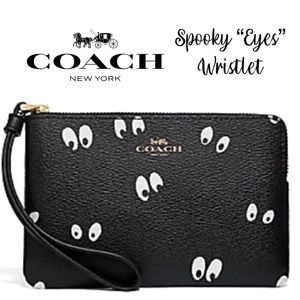 Coach Disney Spooky Eyes Wristlet NWT